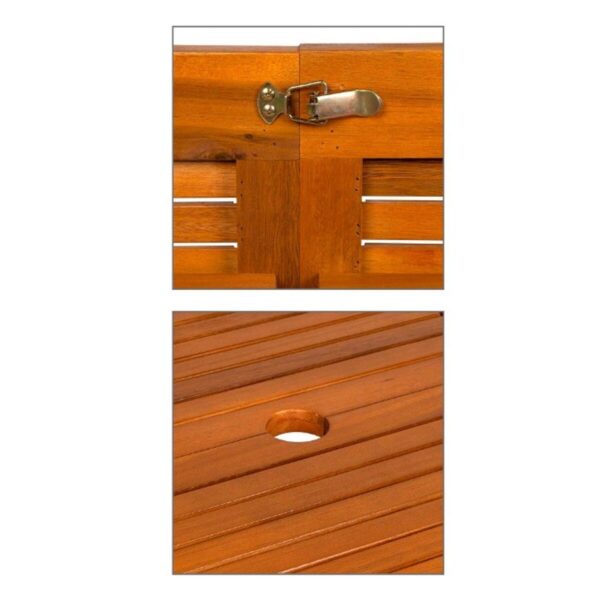 Asuziehbarer Tisch Aktive 200 x 74 x 90 cm Akazienholz – Bild 5