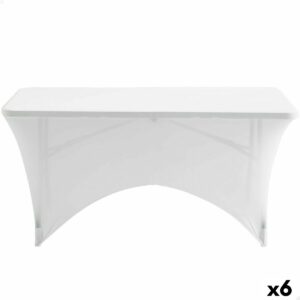 Schutzhülle Aktive Weiß 122 x 76 x 61 cm Tisch Zubehör Fahrzeuge Straße (6 Stück)
