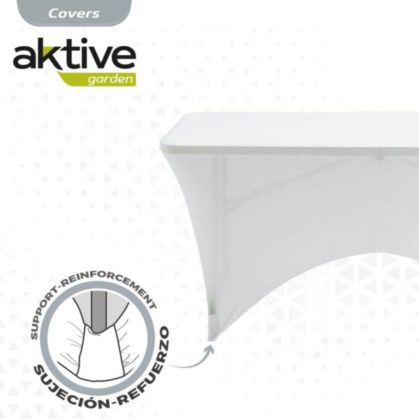 Schutzhülle Aktive Weiß 122 x 76 x 61 cm Tisch Zubehör Fahrzeuge Straße (6 Stück) – Bild 4