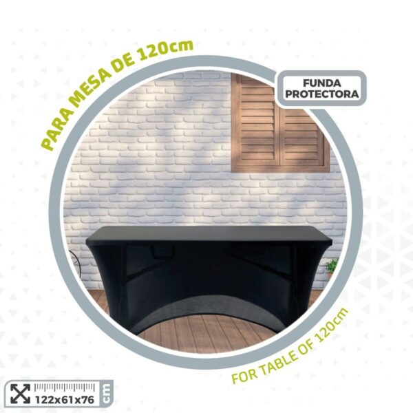 Schutzhülle Aktive Schwarz 122 x 76 x 61 cm Tisch Zubehör Fahrzeuge Straße (6 Stück) – Bild 3