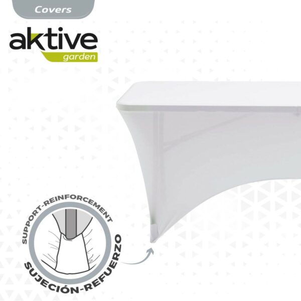 Schutzhülle Aktive Weiß 183 x 76 x 76 cm Tisch Zubehör Fahrzeuge Straße (6 Stück) – Bild 4