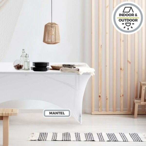 Schutzhülle Aktive Weiß 183 x 76 x 76 cm Tisch Zubehör Fahrzeuge Straße (6 Stück) – Bild 6