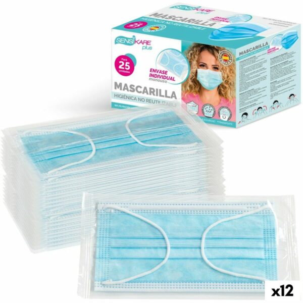 Schachtel mit Hygienemasken SensiKare 25 Stücke (12 Stück) – Bild 2