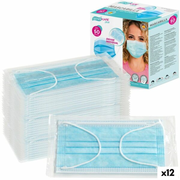 Schachtel mit Hygienemasken SensiKare 50 Stücke (12 Stück) – Bild 2