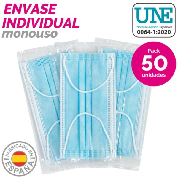 Schachtel mit Hygienemasken SensiKare 50 Stücke (12 Stück) – Bild 4