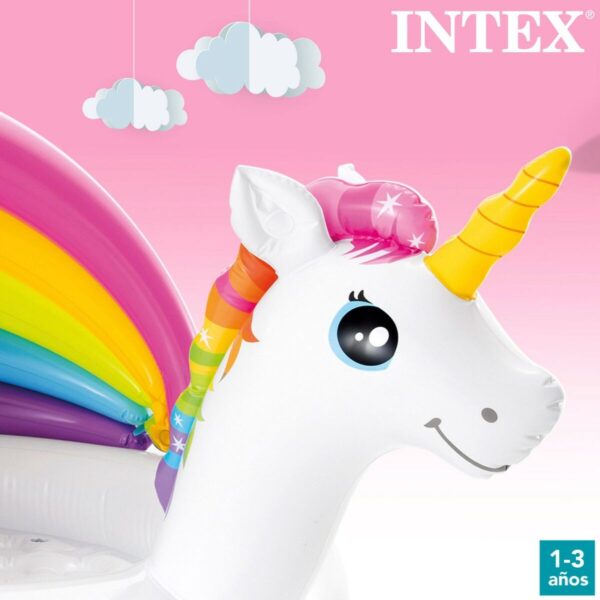 Aufblasbares Planschbecken für Kinder Intex Einhorn Markise 45 L 102 x 69 x 127 cm (6 Stück) – Bild 5