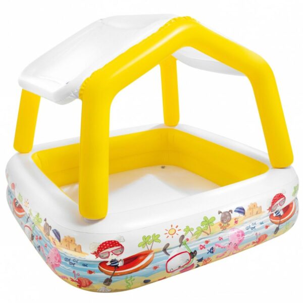 Aufblasbares Planschbecken für Kinder Intex Markise 295 L 157 x 122 x 157 cm (3 Stück) – Bild 2