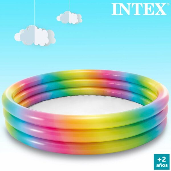 Aufblasbares Planschbecken für Kinder Intex Bunt Ringe 330 L 147 x 33 x 147 cm (6 Stück) – Bild 5