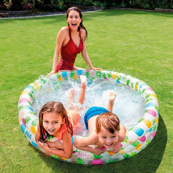 Aufblasbares Planschbecken für Kinder Intex Ananas Ringe 248 L 132 x 28 x 132 cm (12 Stück) – Bild 4