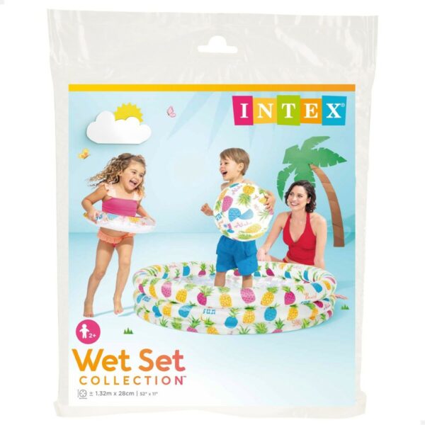 Aufblasbares Planschbecken für Kinder Intex Ananas Ringe 248 L 132 x 28 x 132 cm (12 Stück) – Bild 4
