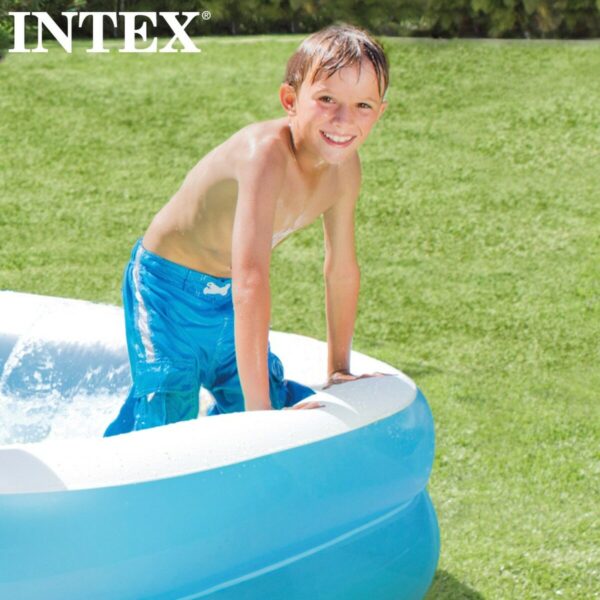Aufblasbarer Pool Intex Blau Weiß Blau/Weiß 540 L 203 x 48 x 152 cm (3 Stück) – Bild 5