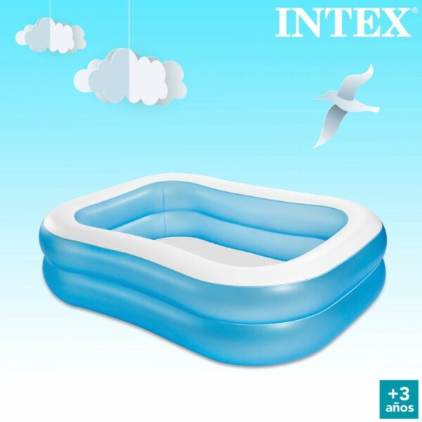 Aufblasbarer Pool Intex Blau Weiß Blau/Weiß 540 L 203 x 48 x 152 cm (3 Stück) – Bild 6