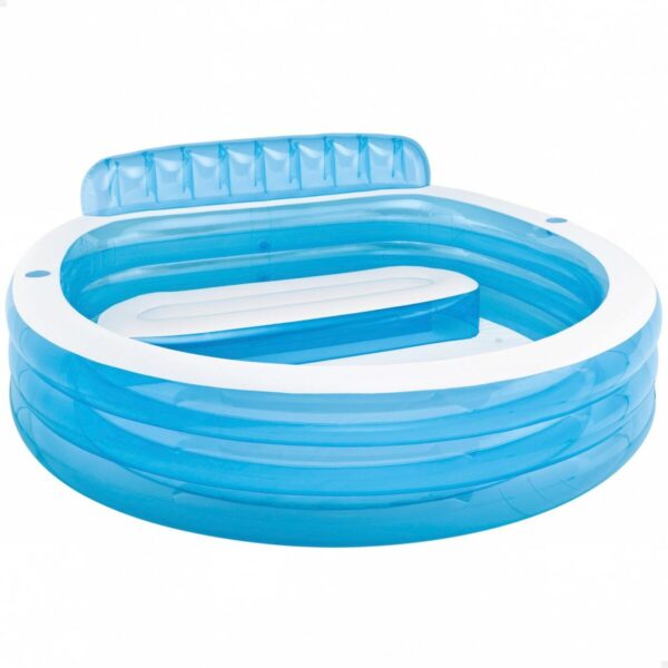 Aufblasbarer Pool Intex Sessel Blau Weiß 590 L 229 x 79 x 218 cm (2 Stück) – Bild 2
