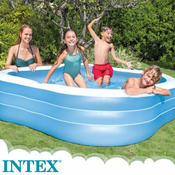 Aufblasbarer Pool Intex Blau 1250 L 229 x 56 x 229 cm (2 Stück) – Bild 4
