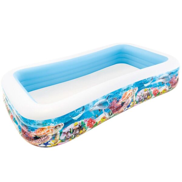 Aufblasbares Planschbecken für Kinder Intex Tropical 1020 L 305 x 56 x 183 cm (2 Stück) – Bild 2