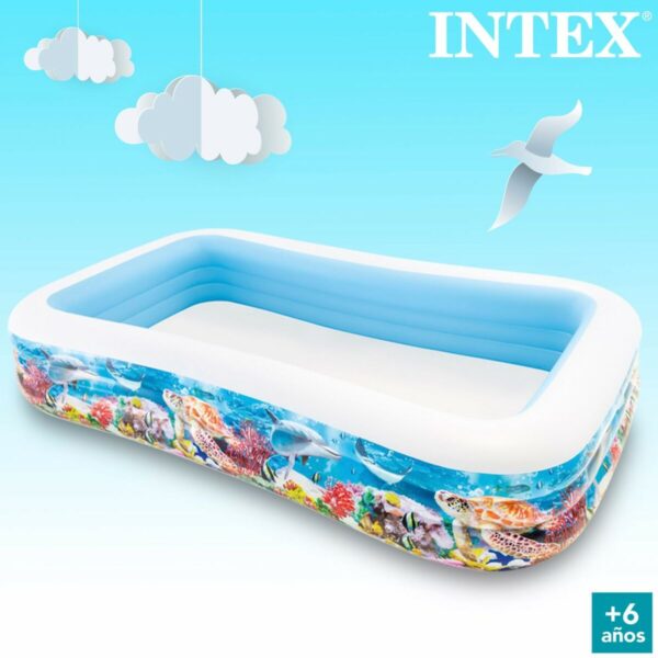 Aufblasbares Planschbecken für Kinder Intex Tropical 1020 L 305 x 56 x 183 cm (2 Stück) – Bild 5