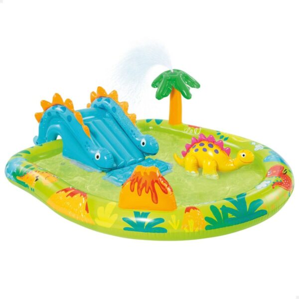 Aufblasbares Planschbecken für Kinder Intex Spielplatz Dinosaurier 191 x 58 x 152 cm (3 Stück) – Bild 2
