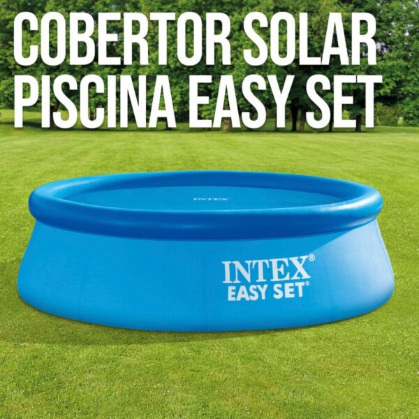 Poolabdeckung Intex 29020 EASY SET Ø 244 cm 206 x 206 cm – Bild 2
