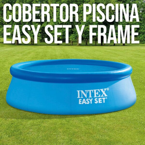 Poolabdeckung Intex 29021 EASY SET/METAL FRAME Blau Ø 305 cm 290 x 290 cm – Bild 3