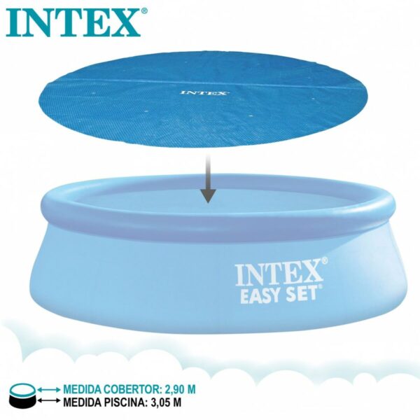 Poolabdeckung Intex 29021 EASY SET/METAL FRAME Blau Ø 305 cm 290 x 290 cm – Bild 5