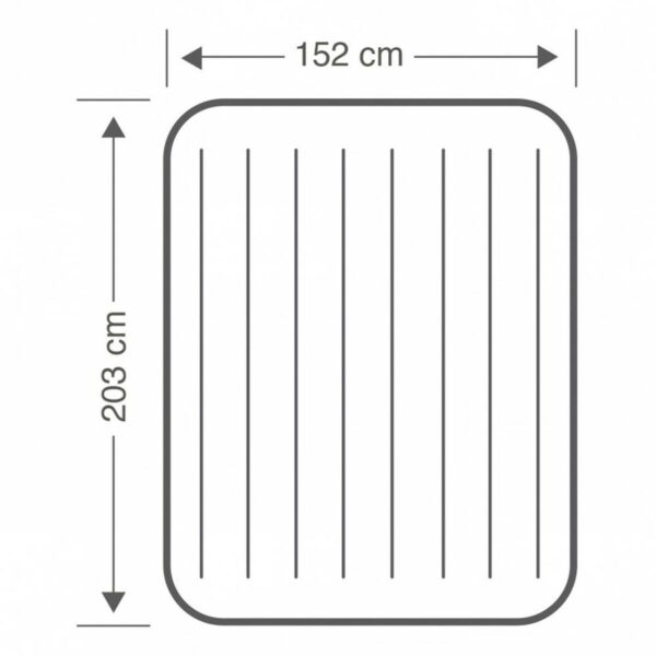Luftmatratze Intex 152 x 25 x 203 cm (3 Stück) – Bild 5