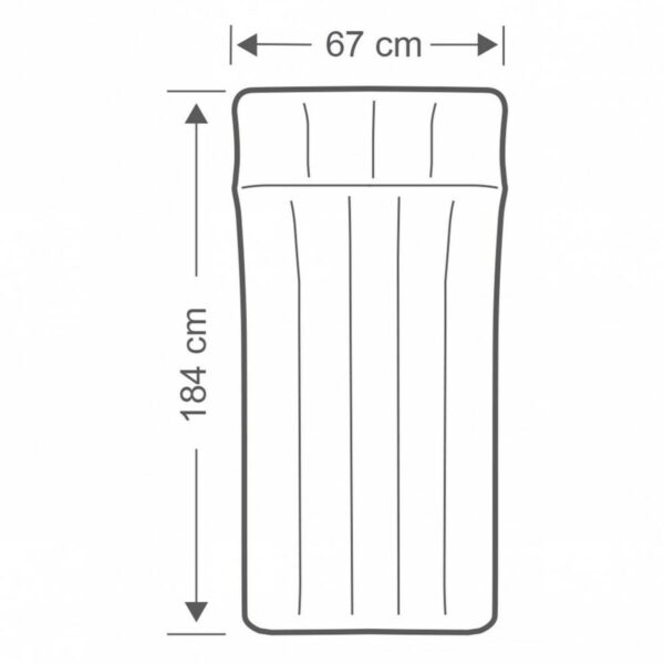 Luftmatratze Intex 67 x 17 x 184 cm (6 Stück) – Bild 6
