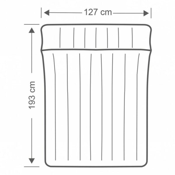 Luftmatratze Intex 127 x 24 x 193 cm (3 Stück) – Bild 6