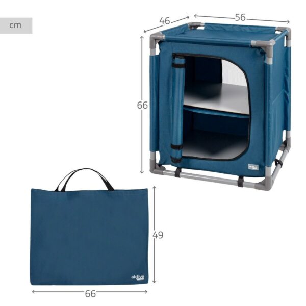 Campingschrank Aktive Blau Biegsam 56 x 66 x 46 cm 2 Stück – Bild 5