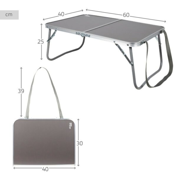 Table Klapptisch Aktive Camping Anthrazit 60 x 25 x 40 cm (4 Stück) – Bild 5