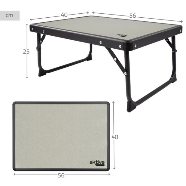 Table Klapptisch Aktive Camping Grau 56 x 25 x 40 cm (2 Stück) – Bild 5