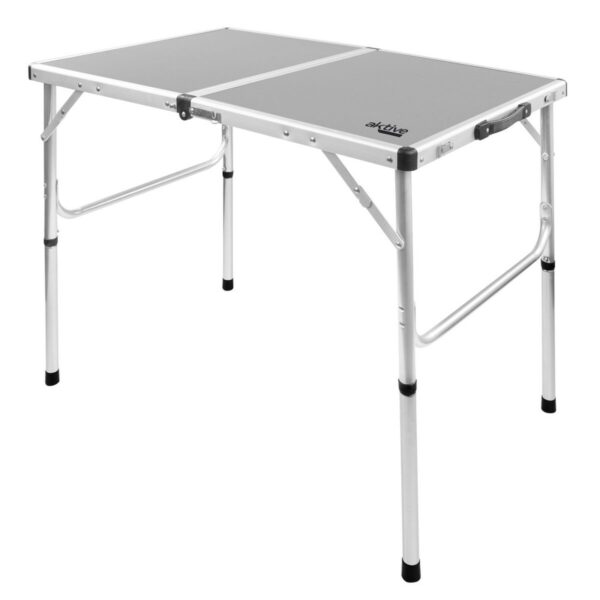 Table Klapptisch Aktive Camping Grau 90 x 70 x 60 cm (2 Stück) – Bild 2