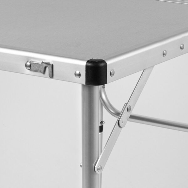 Table Klapptisch Aktive Camping Grau 90 x 70 x 60 cm (2 Stück) – Bild 4