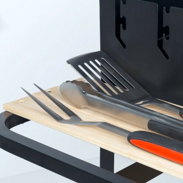 Grillwerkzeug-Set Aktive 3 Stücke Grill Edelstahl 9 x 41 x 5 cm (4 Stück) – Bild 3