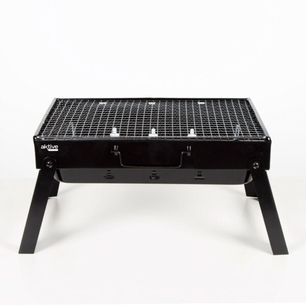 Grill Tragbarer Aktive rechteckig Schwarz 50 x 23 x 30 cm (2 Stück) – Bild 3