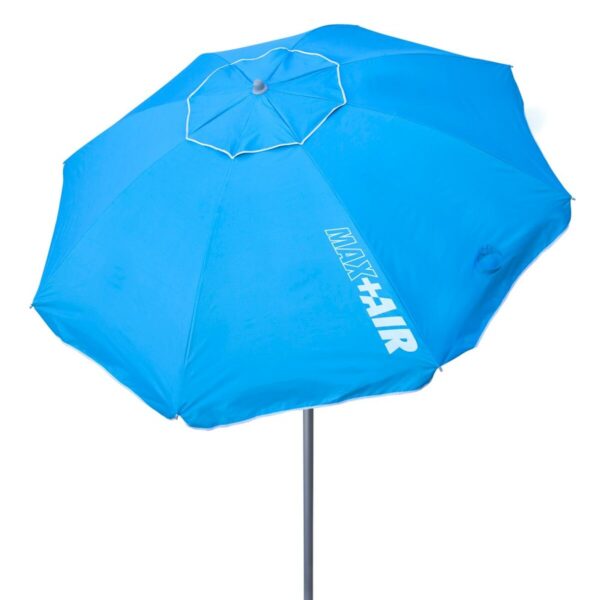 Solskærm Aktive UV50 Ø 200 cm Blau Polyester Aluminium 200 x 198,5 x 200 cm (6 Stück) – Bild 2