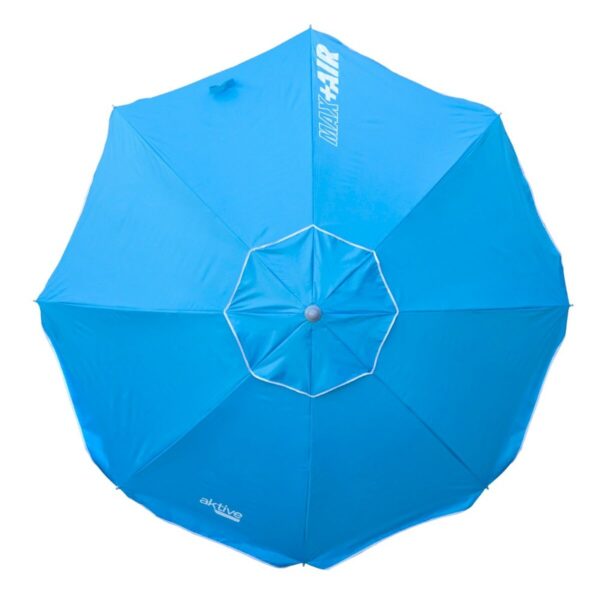 Solskærm Aktive UV50 Ø 200 cm Blau Polyester Aluminium 200 x 198,5 x 200 cm (6 Stück) – Bild 3