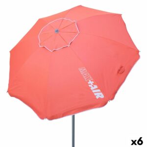 Solskærm Aktive UV50 Ø 200 cm Koralle Polyester Aluminium 200 x 198 x 200 cm (6 Stück)