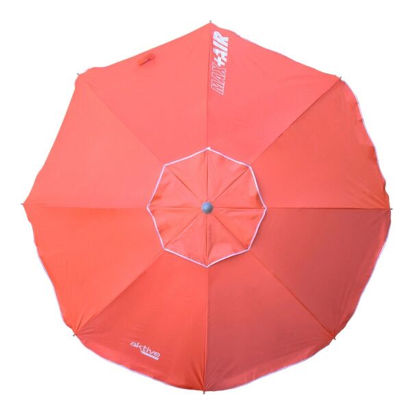 Solskærm Aktive UV50 Ø 200 cm Koralle Polyester Aluminium 200 x 198 x 200 cm (6 Stück) – Bild 3