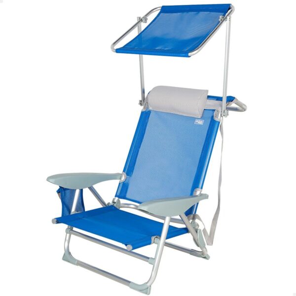 Strandstuhl Aktive Blau 47 x 67 x 43 cm (2 Stück) – Bild 2