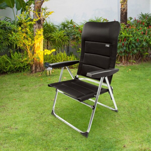 Strandstuhl Aktive Deluxe Biegsam Schwarz 49 x 105 x 59 cm (2 Stück) – Bild 3