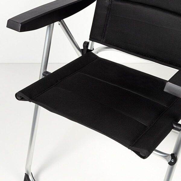 Strandstuhl Aktive Deluxe Biegsam Schwarz 49 x 105 x 59 cm (2 Stück) – Bild 4