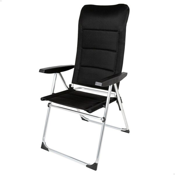 Strandstuhl Aktive Deluxe Biegsam Schwarz 49 x 123 x 67 cm (2 Stück) – Bild 2