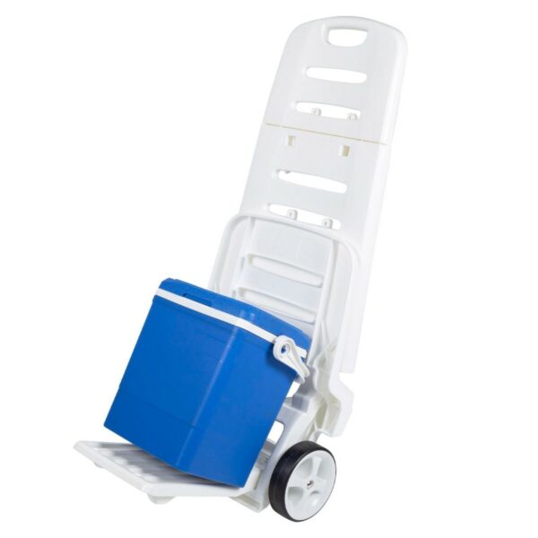 Strandstuhl Aktive Weiß Räder 40 x 84 x 44 cm (2 Stück) – Bild 6