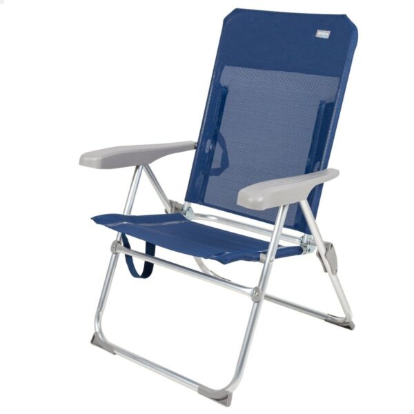 Strandstuhl Aktive Marineblau 47 x 94 x 60 cm (4 Stück) – Bild 2