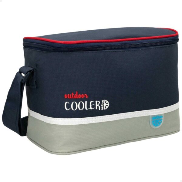 Kühltasche Aktive Marineblau Grau 24 x 16,5 x 15 cm (12 Stück) – Bild 3
