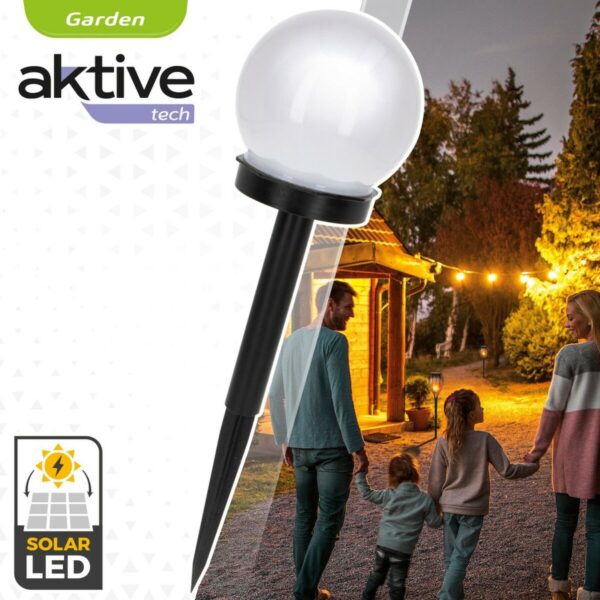Solar-Gartenpfahl Aktive Kunststoff 10 x 34 x 10 cm (24 Stück) – Bild 3