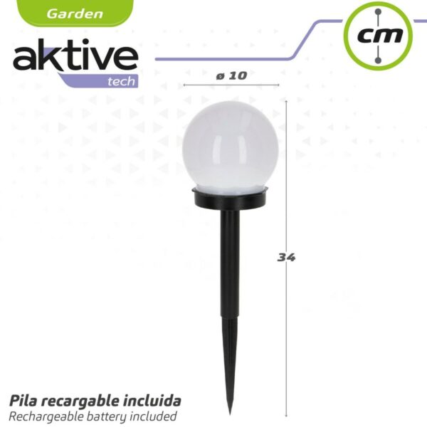 Solar-Gartenpfahl Aktive Kunststoff 10 x 34 x 10 cm (24 Stück) – Bild 6