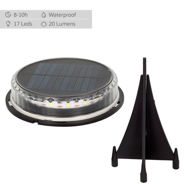 Solar-Gartenpfahl-Set Aktive 2 Stücke Kunststoff 12 x 13,5 x 12 cm (6 Stück) – Bild 6