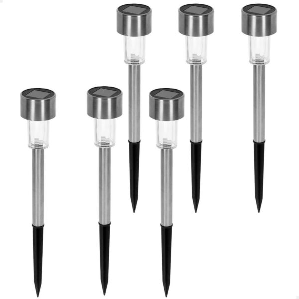 Solar-Gartenpfahl-Set Aktive 6 Stücke Kunststoff 5,5 x 36 x 5,5 cm (6 Stück) – Bild 2