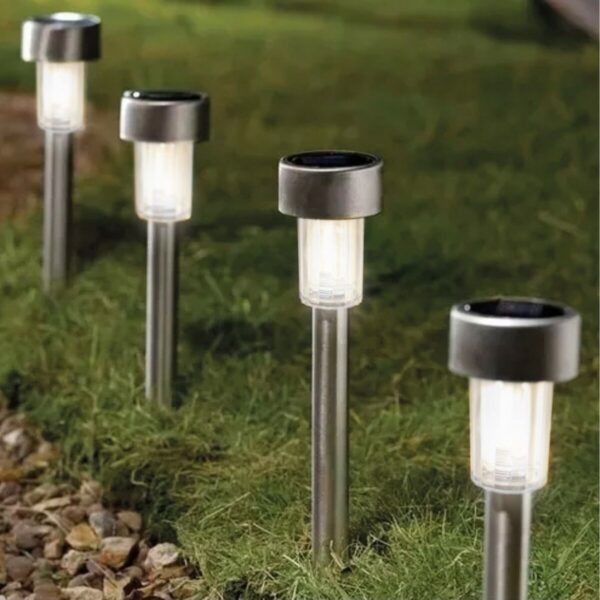 Solar-Gartenpfahl-Set Aktive 6 Stücke Kunststoff 5,5 x 36 x 5,5 cm (6 Stück) – Bild 3